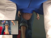 POV ball busting tutorial two views