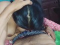 Cum in mouth desi bhabhi excellent sucking big black Indian dick , world best blowjob