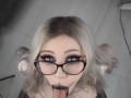 Gothic Slut Takes Deep In Mouth And Takes A Lot Of Cum On Face Bukkake
