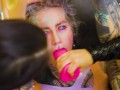 Lesbian Domination in Latex & Dildo Fucking with Anuskatzz & Miss Medea
