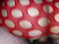 Pregnant pussy is the best pussy: Big Ass MILF twerking on my hard dick wearing red