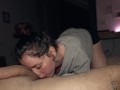 I wake up my best friend and let him cum a lot - little arden