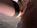 Standing anal with the huge Torque dildo on the fuck machine (part 2)