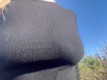Public NZ beachwalk JOI with edging and ruined orgasm