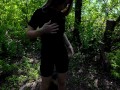 Virgin masturbation in the woods, publicly fucking myself with my fingers in my pussy. 4K 60FPS