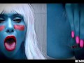 Blue Alien Fantasy Girl Mesmerize - Slave Training Reprogramming for Obedience Anime Hentai Ahegao