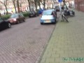 Sexy Tattooed Ex-Girlfriend doing her first Cumwalk in Amsterdam