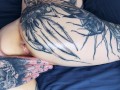 Tattooed body teasing with OIL slow and sensual - UrAlexis
