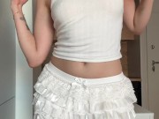 hot Rebecca teases you and invites you to fuck her hot pussy