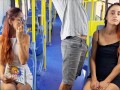 Trabalhador em trasporte público encoxa safada de vestido curto!