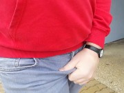 Male Desperation & Public Pissing! Waiting for my Train and Need to Pee so badly!