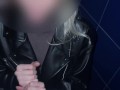 Fucked a blonde with a big ass in the club toilet