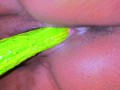 Egyptian Hot Unmarried Girl Riding on Big Cucumber When Her Parents Are not at home - Cucumber Fuck
