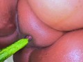 Hot Single Girl puts cucumber in her pussy, She Want A Boyfriend To Fuck Her - Pussy Destroy Fucking