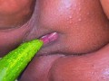 Hot Single Girl puts cucumber in her pussy, She Want A Boyfriend To Fuck Her - Pussy Destroy Fucking