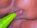 Hot Single Girl puts cucumber in her pussy, She Want A Boyfriend To Fuck Her - Pussy Destroy Fucking
