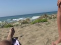 Random Stranger Fucks My Hairy Pussy On The Nude Beach In France