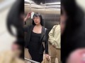 hot date sucks my cock in an elevator