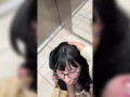 hot date sucks my cock in an elevator