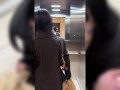 hot date sucks my cock in an elevator