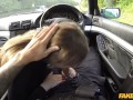 Fake Cop - Skinny Girl Trades Blowjob and Fuck for a Ride Home