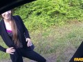 Fake Cop - Skinny Girl Trades Blowjob and Fuck for a Ride Home