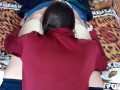 Our brunette neighbor takes turns licking our pussies - IkaSmokS