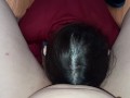 Our brunette neighbor takes turns licking our pussies - IkaSmokS