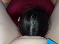 Our brunette neighbor takes turns licking our pussies - IkaSmokS