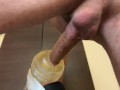 Daddy Loud Moaning Creampie while Fucking Fleshlight with Dirty Talk and Intense Orgasm - fap2it