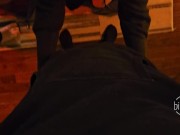 MMMF foursome gangbang with hotwife and bi husband, spitroast, double blowjobs, airtight, and more