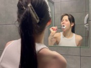 My body is wet and warm when I’m taking a shower before night