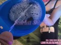 Compilation piss drinking slut. All day with cup and funnel