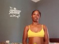 Cute Ebony Girl Deepthroat her Sweet Thick Mango Fruit