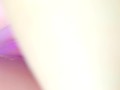 Juicy pussy close-up absorbs a portion of sperm from a big cock and slurps!