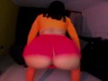 VELMA MASTURBATES ME WITH HER FEET AND HER BIG ASS