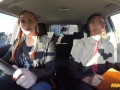 Fake Driving School GINGER Big Tits and Hairy GINGER Pussy in Hot Exam Fuck