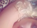 Horny little kitten wakes you up with her moans