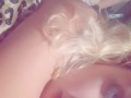 Horny little kitten wakes you up with her moans
