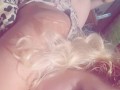 Horny little kitten wakes you up with her moans