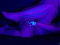 UV Light hot fuck in the dark
