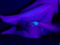 UV Light hot fuck in the dark