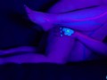 UV Light hot fuck in the dark