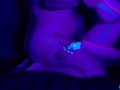 UV Light hot fuck in the dark