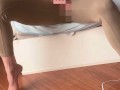 彼の前で本気オナニーとおしっこ　japanese　 couple　 amateur Masturbation Show
