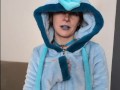 Frosty Temptation: Glaceon Cosplay Tease to Icy Lingerie Meltdown