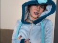 Frosty Temptation: Glaceon Cosplay Tease to Icy Lingerie Meltdown