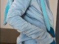 Frosty Temptation: Glaceon Cosplay Tease to Icy Lingerie Meltdown