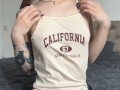 An appetizing cheerleader adores California and gets turned on