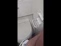 Taking a piss on a plane at a mile high